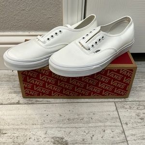 White MENS VANS NWT